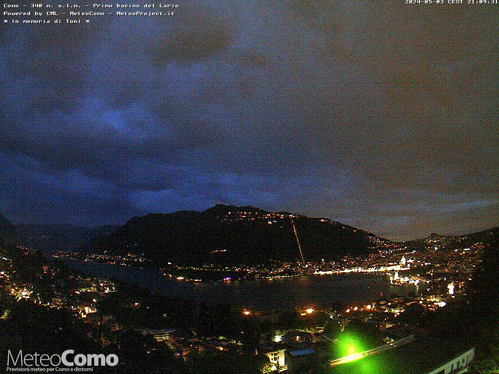 Webcam Como, Lago di Como - MeteoComo